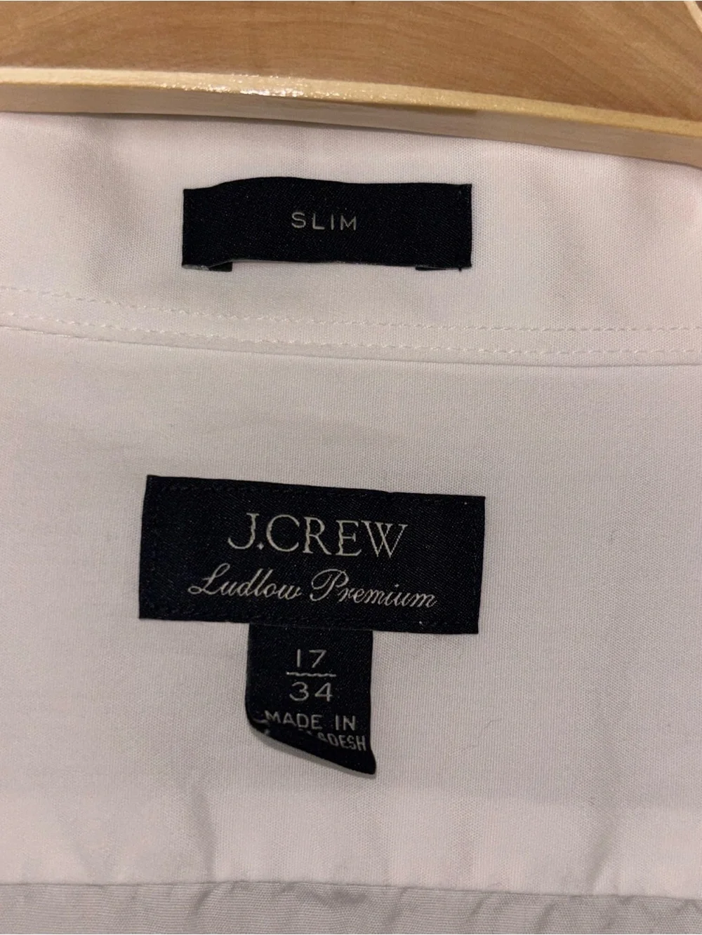 J. Crew Men’s White Dress Shirt - Classic Button-Down